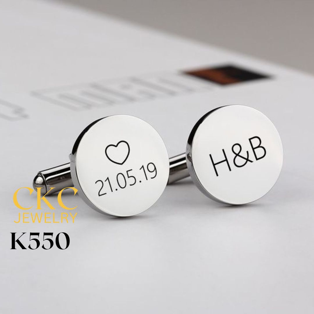 Personalized Round Cufflink