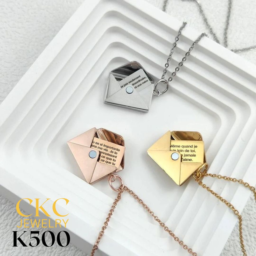 Secret Letter Envelope Necklace