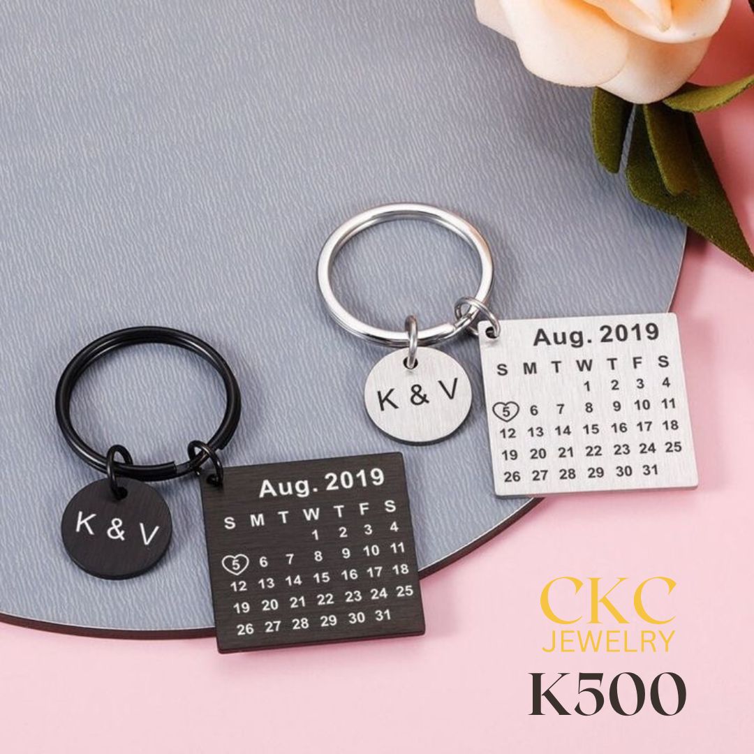 Date Calendar Keychain